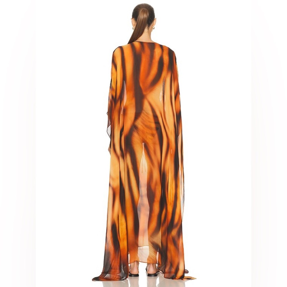 Skims X Roberto Cavalli Tiger Face Print Long Kaftan NWT NWB Small - Picture 4 of 9